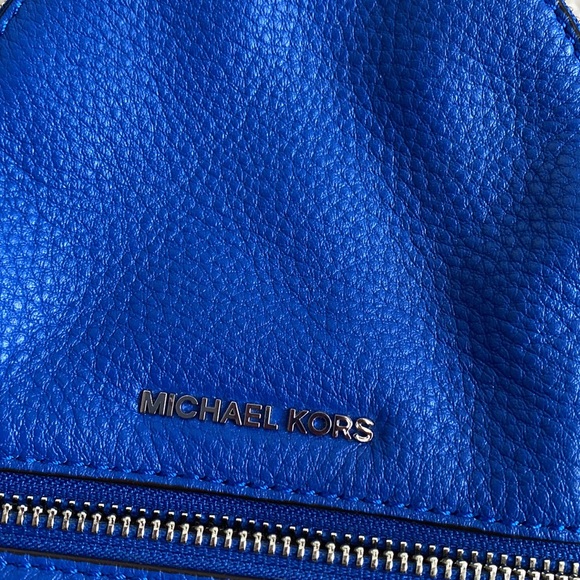 Michael Kors Blue Rhea Mini Backpack - Picture 7 of 12
